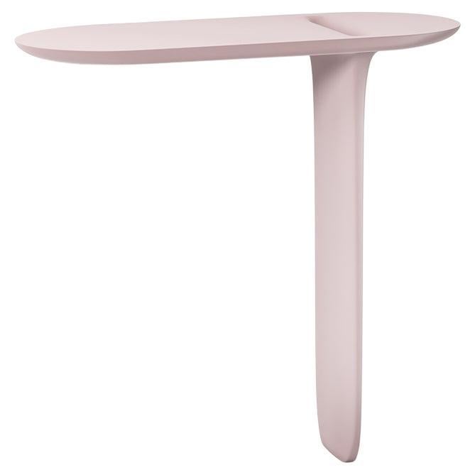 21st Century Matteo Cibic ConsoleTable Pink Matt Lacquered MDF Scapin Collezioni