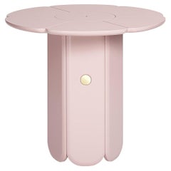 21st Century Matteo Cibic Pink Vase Table Matt Lacquered MDF Scapin Collezioni