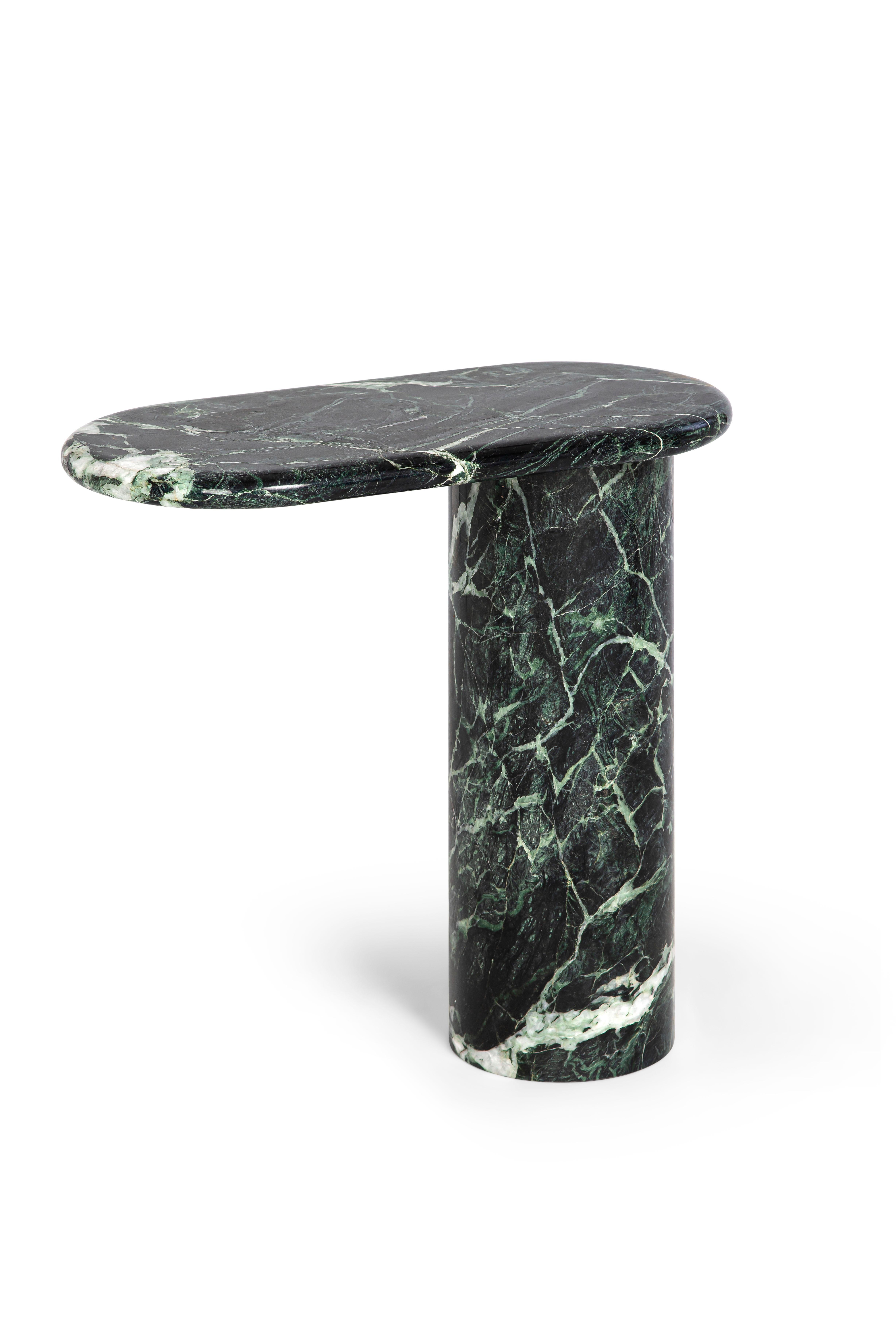 21st Century Matteo Zorzenoni Cantilever L Coffee Table Black Marquinia Marble In New Condition For Sale In Tezze sul Brenta, IT