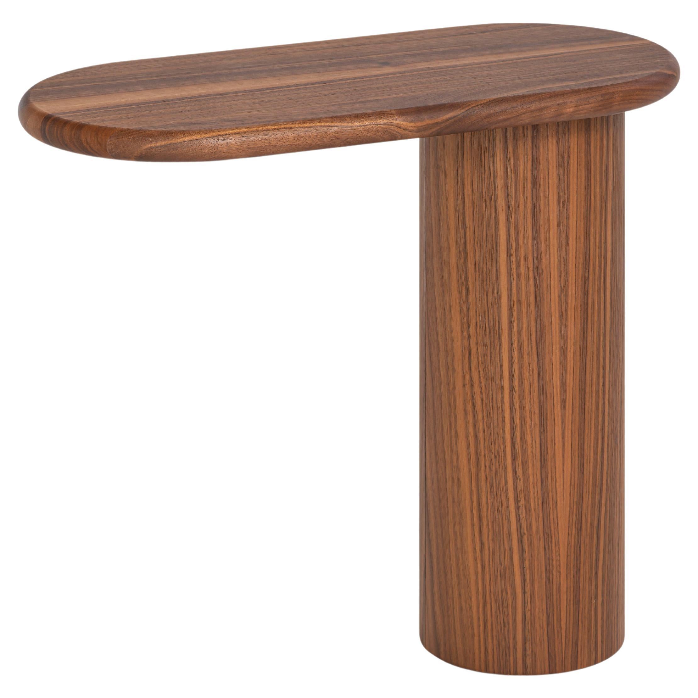 Moderne Table basse Cantilever L en bois avec épingle à nourrice grise de Matteo Zorzenoni, XXIe siècle en vente