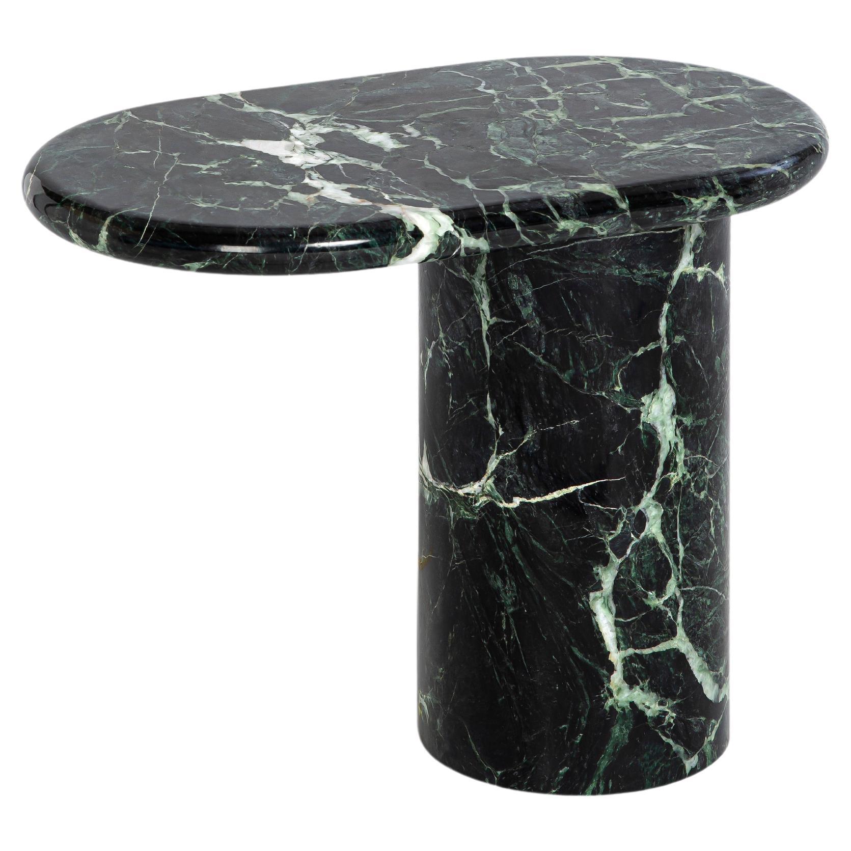 21st Century Matteo Zorzenoni Cantilever S Coffee Table Alpi Green Marble
