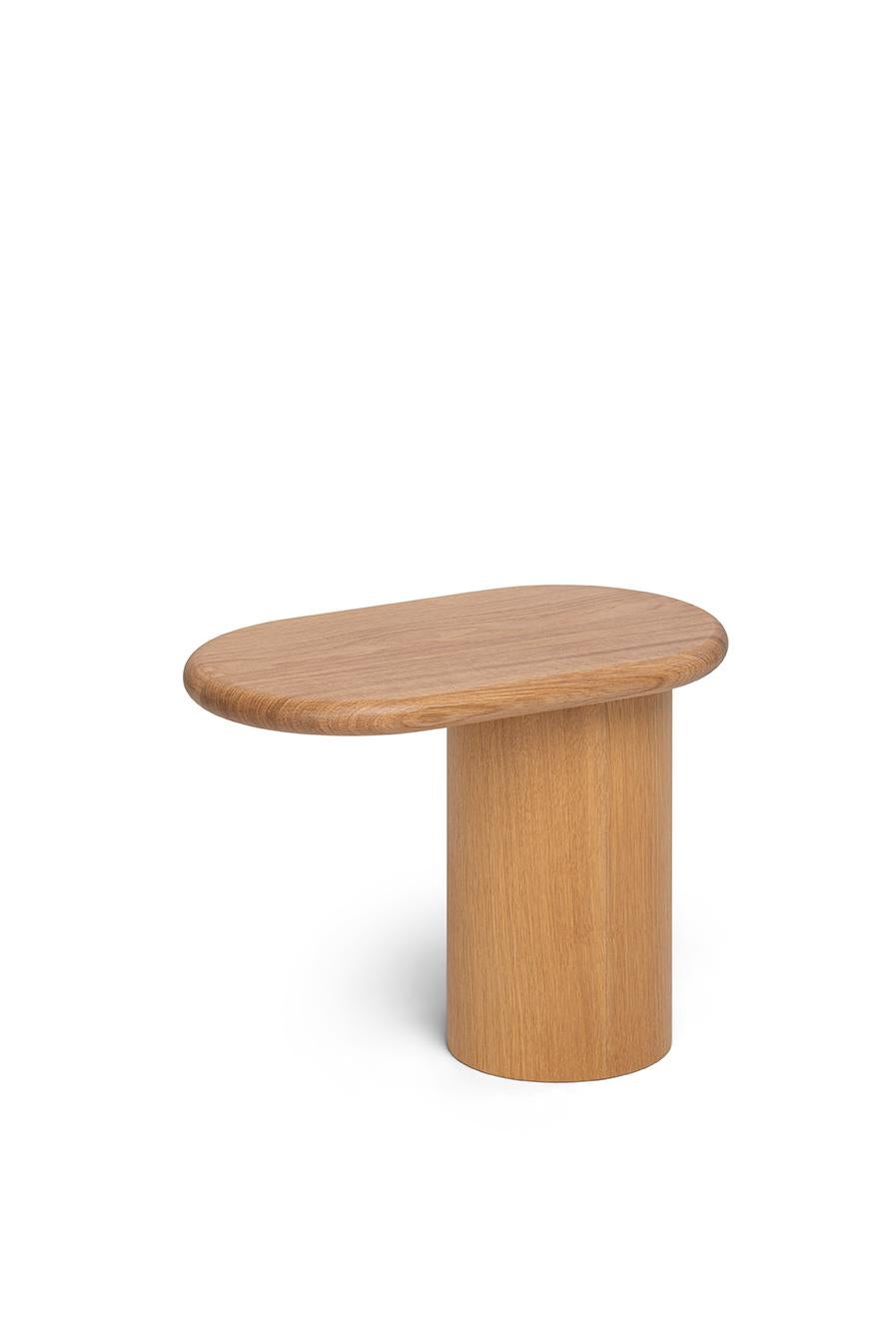 21st Century Matteo Zorzenoni Cantilever S Side Coffee Table Oak Wood Scapin For Sale 5