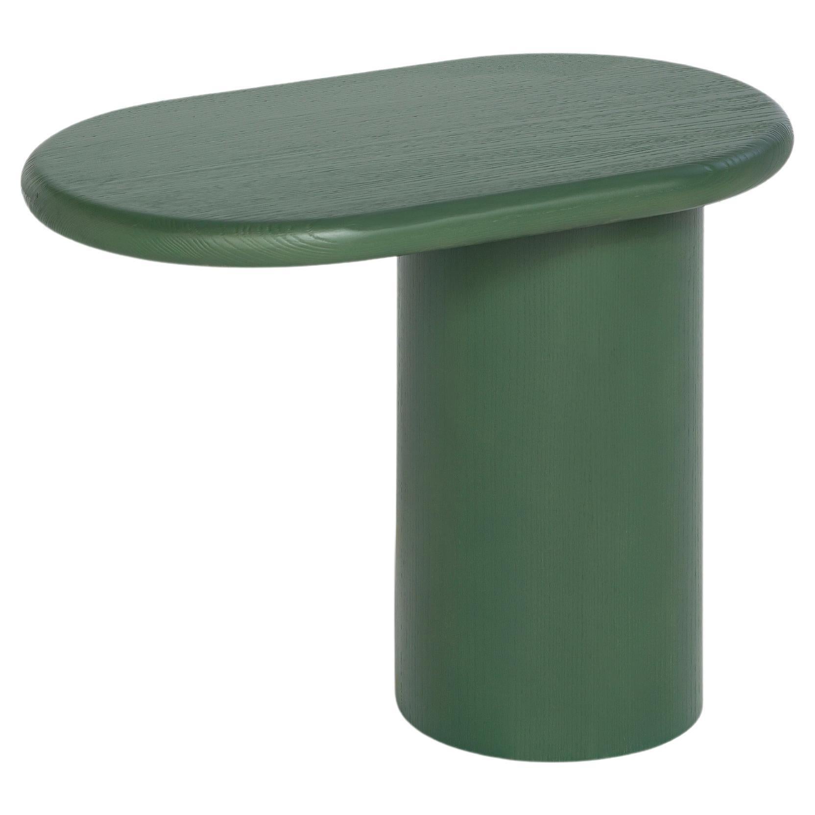 Moderne Table basse d'appoint Cantilever S en bois gris épingle à nourrice Matteo Zorzenoni, XXIe siècle en vente