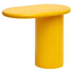 21st Century Matteo Zorzenoni Cantilever S Side Coffee Table Wood Yellow Scapin