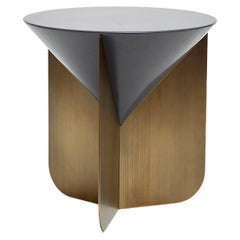 21st Century Matteo Zorzenoni Cone Coffee Side Table Metal Polyurethane Scapin
