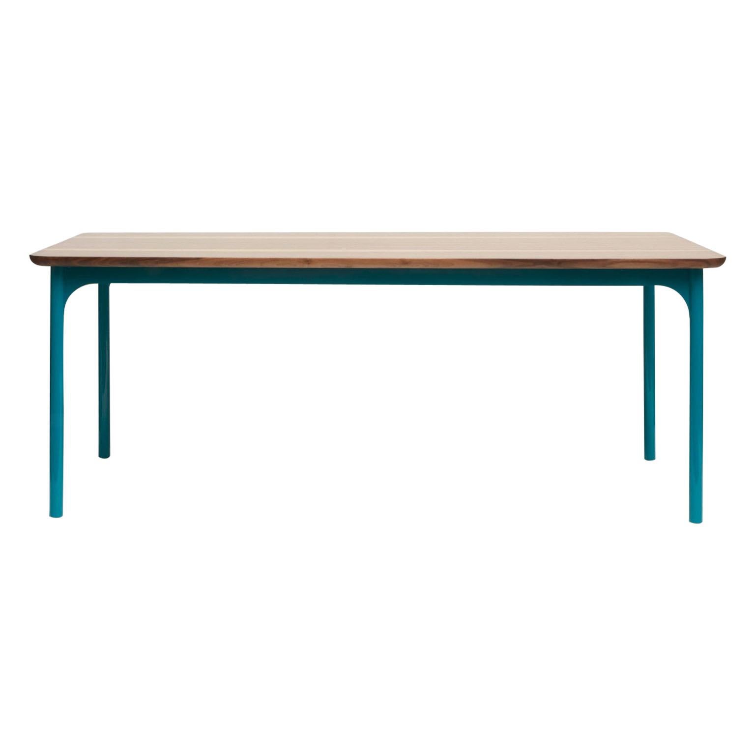 21st Century Matteo Zorzenoni Dining Table Metal Structure Wood Fillet S Scapin