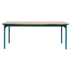 21st Century Matteo Zorzenoni Dining Table Metal Structure Wood Fillet M Scapin