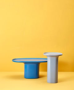 21° secolo Matteo Zorzenoni Sune L Tavolino in Ceramica Oro Rame PlintoScapina