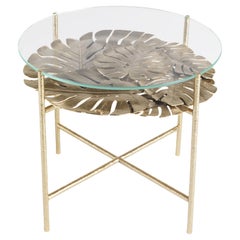 21st Century Maui Side Table in Brass by Roberto Cavalli Home Interiors