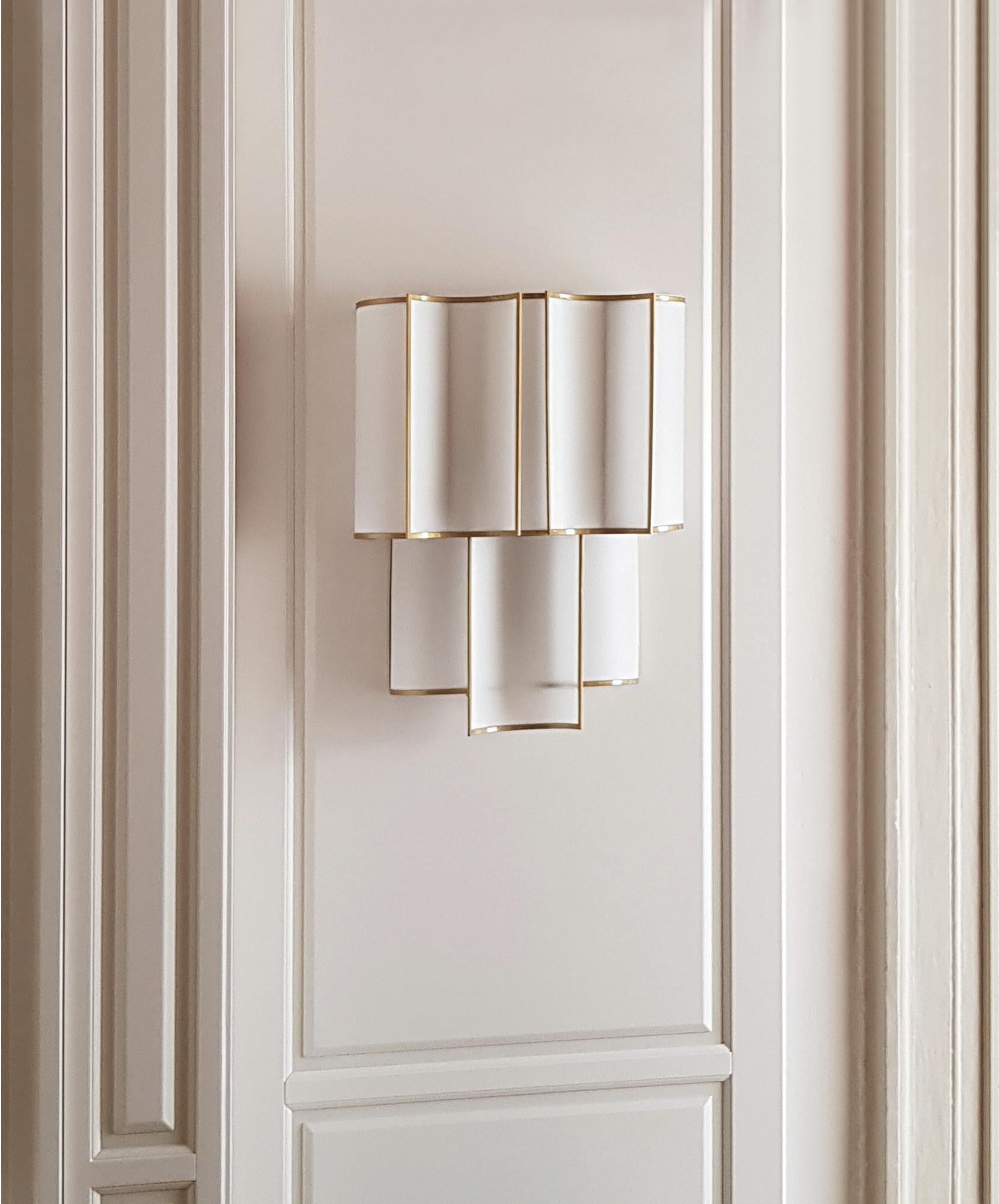 Lámpara de pared MAXI SHADE 1421-GG-35 by OFFICINA LUCE Art Decó en venta