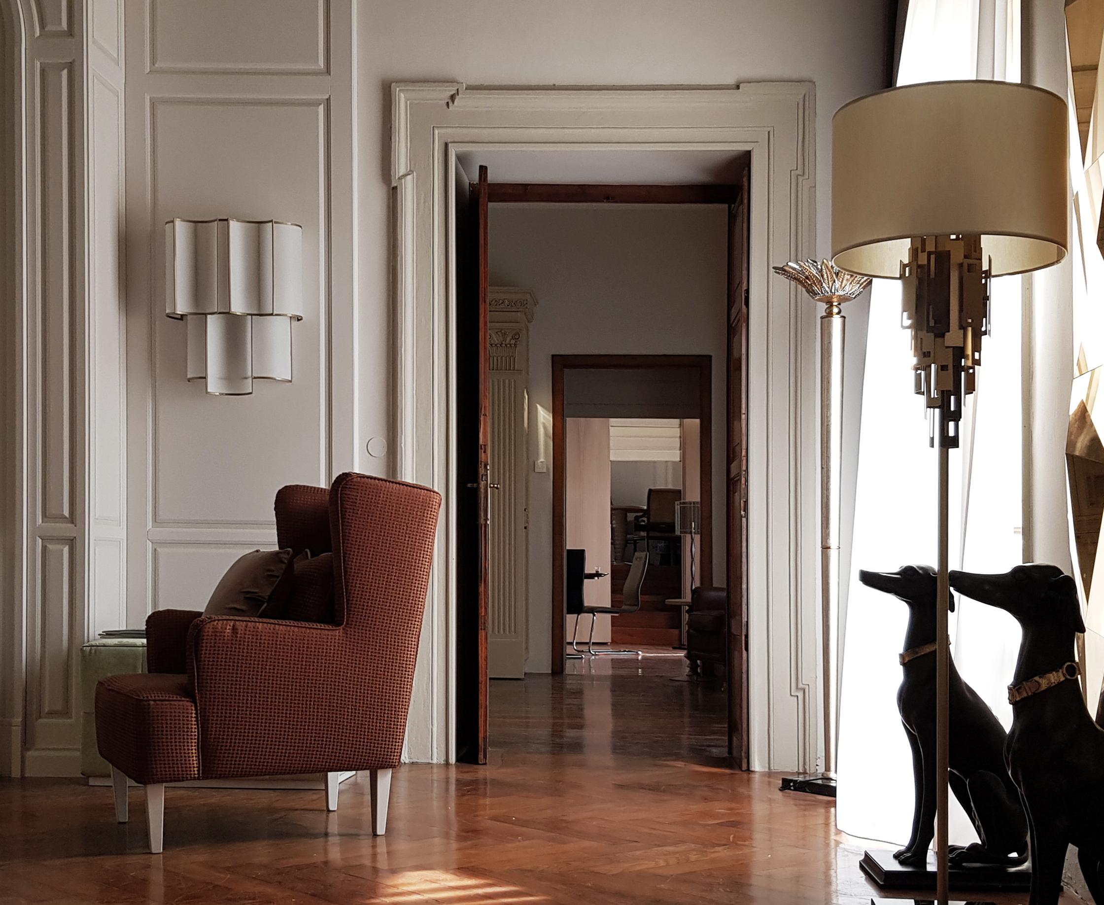Lámpara de pared MAXI SHADE 1421-GG-35 by OFFICINA LUCE Italiano en venta