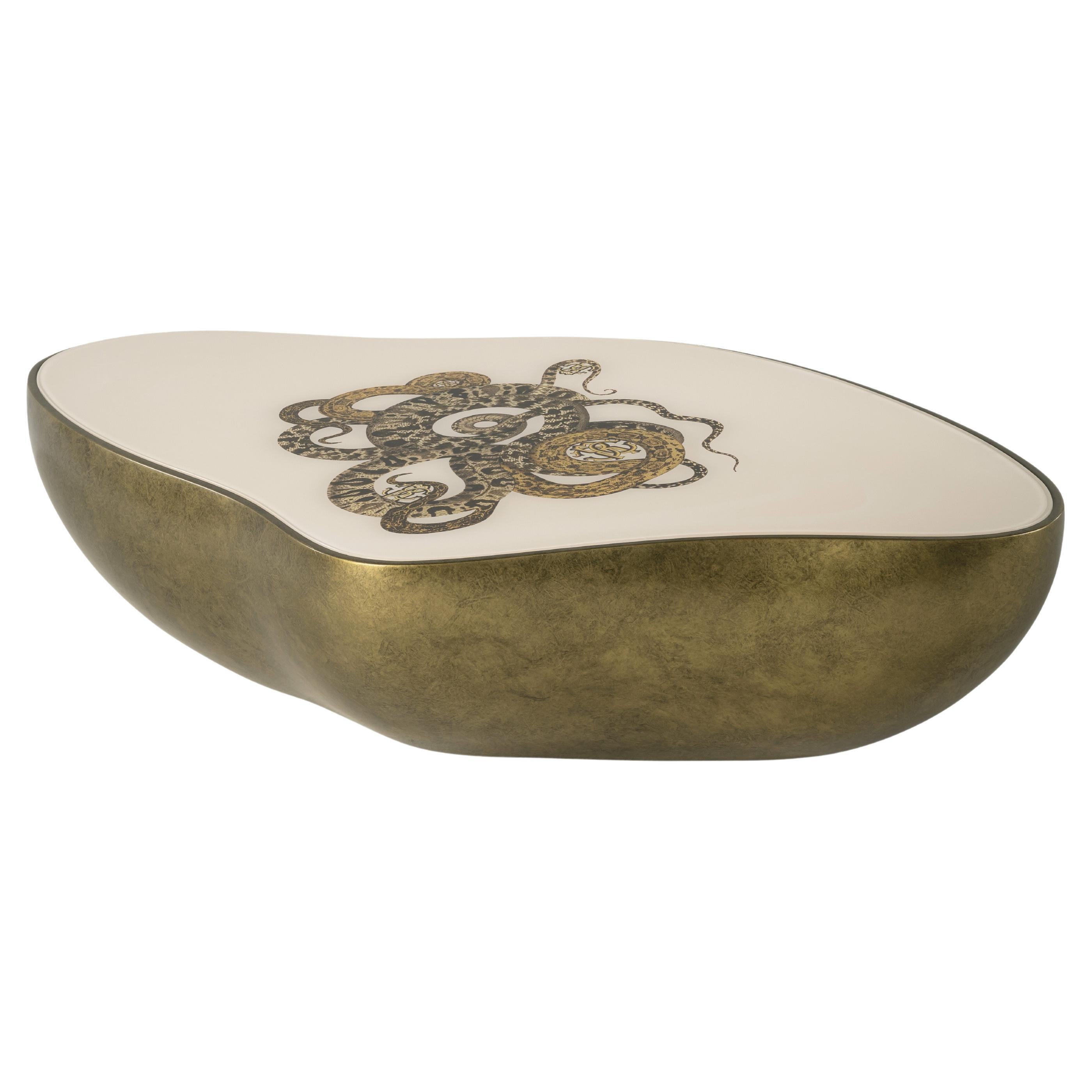 21st Century, Meru Central Table in Resin by Roberto Cavalli Home Interiors For Sale