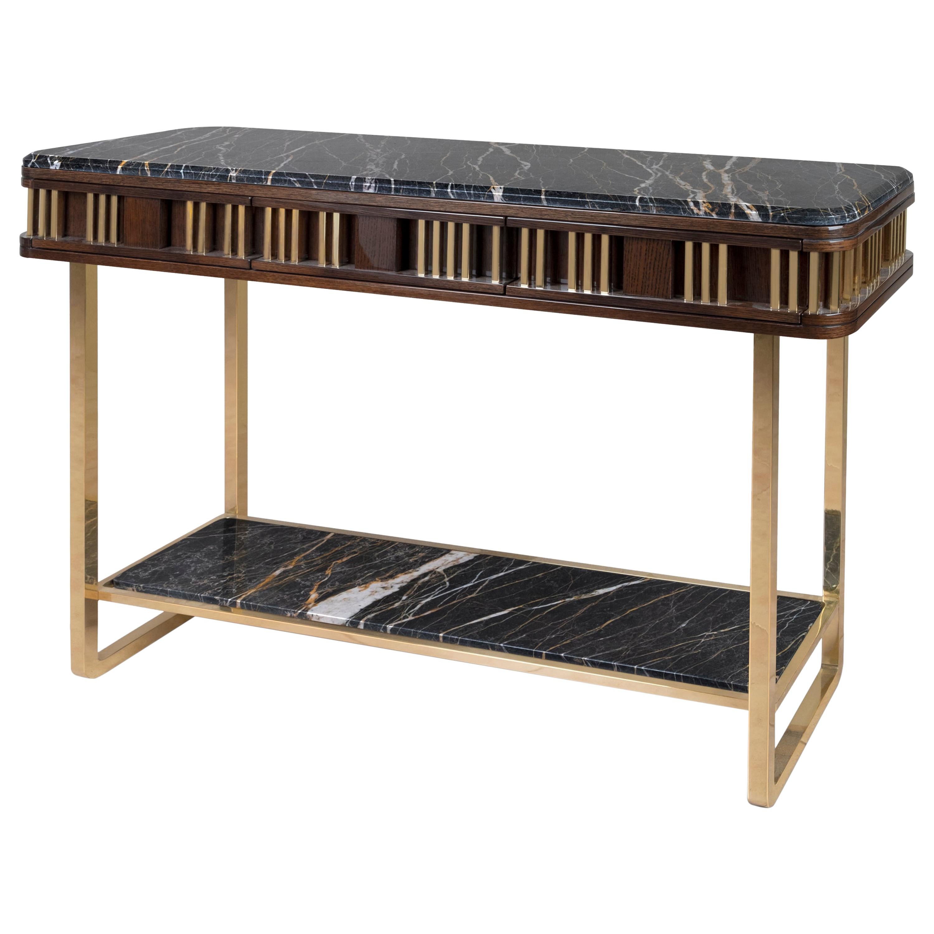 21st Century Michigan Console Ash Wood For Sale
