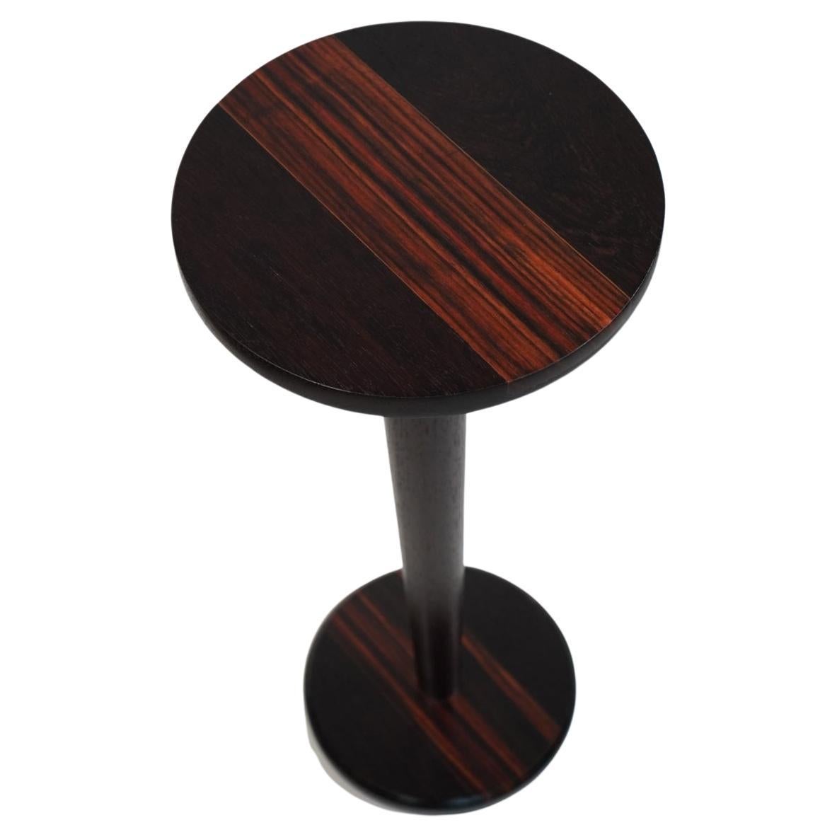 21st Century Mid-Century Modern Inspired Wenge and Macassar Ebony Cocktail Table For Sale