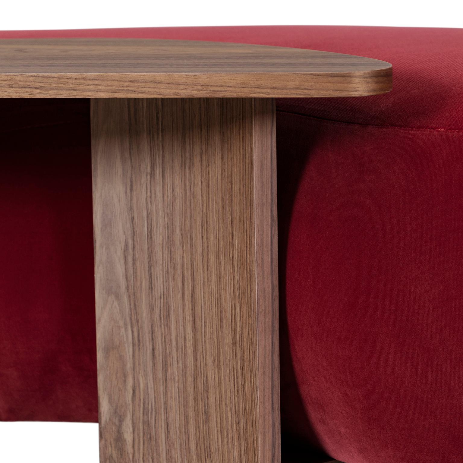 Modern Minho Chaise Lounge, DEDAR Velvet, Handmade Portugal Greenapple For Sale 2