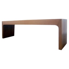 21st Century, Minimalist, European, Handmade Bench Lined with Beechwood