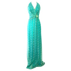 21. Jahrhundert Missoni Stil Maxi Kleid von:: David Meister NWT Größe 4