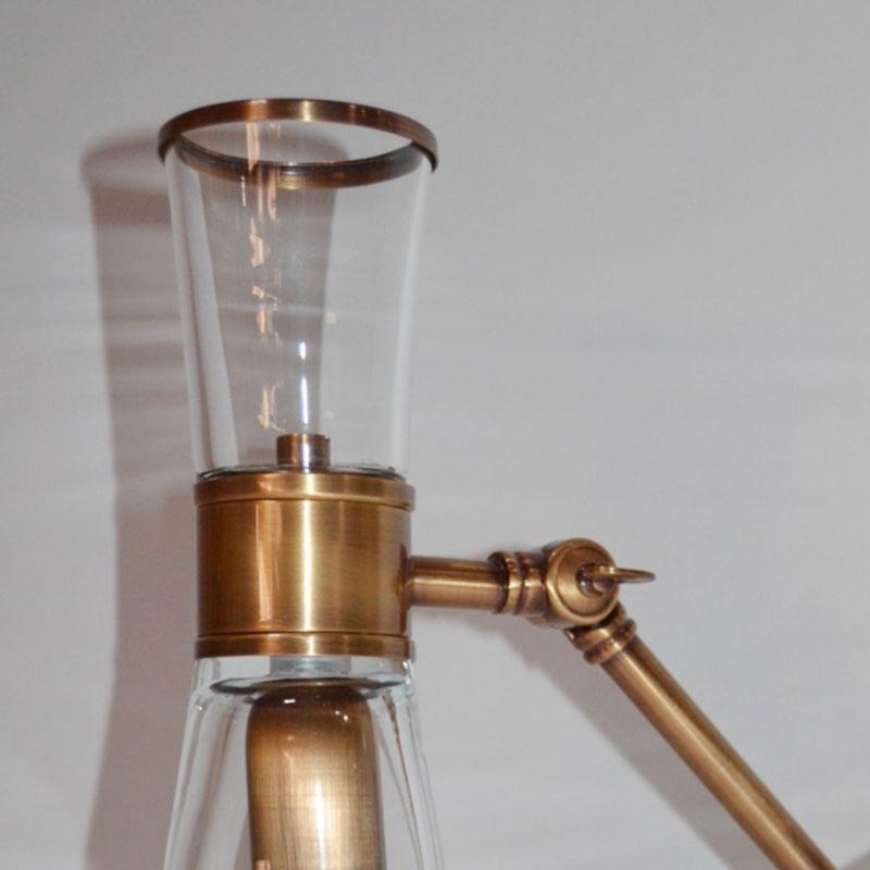 21st Century Mitte Wall Lamp Brass Glass For Sale 3