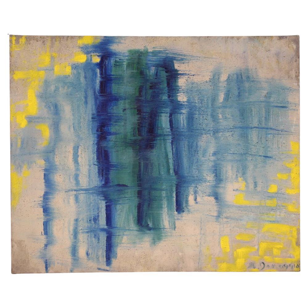 siglo XXI Técnica mixta sobre lienzo Pintura abstracta italiana firmada, 2009