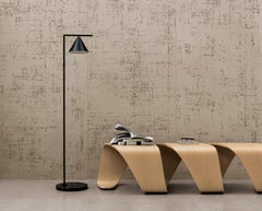 Banc moderne du 21e siècle en bois de chêne à 4 écailles en forme d'hélice, fabriqué en Italie