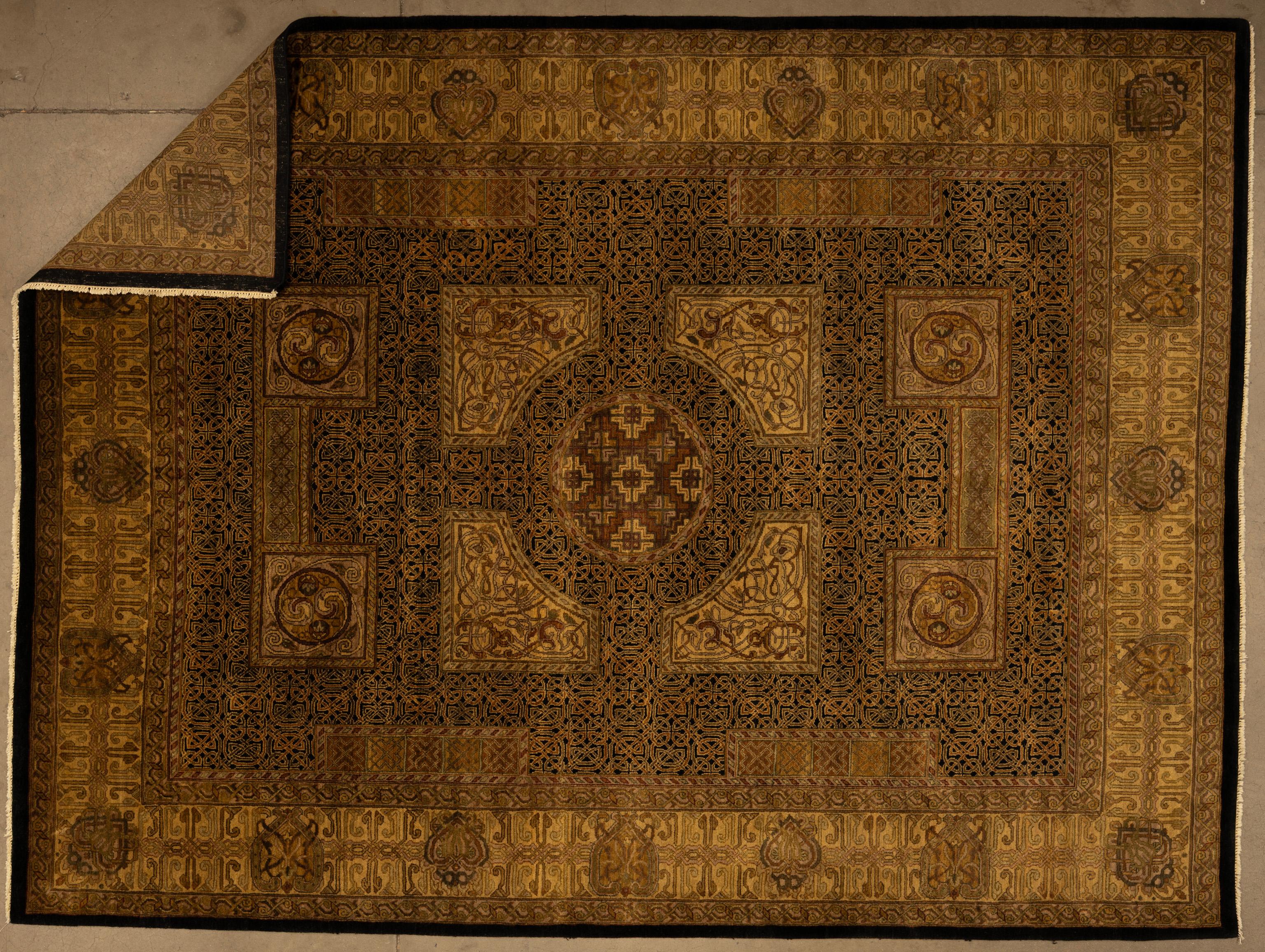 Hand-Woven 21st Century Modern Agra For Sale