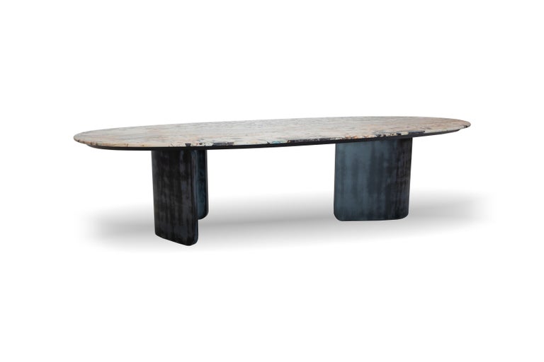21st Century Modern Armona Dining Table Handcrafted in Portugal by Greenapple  For Sale 1