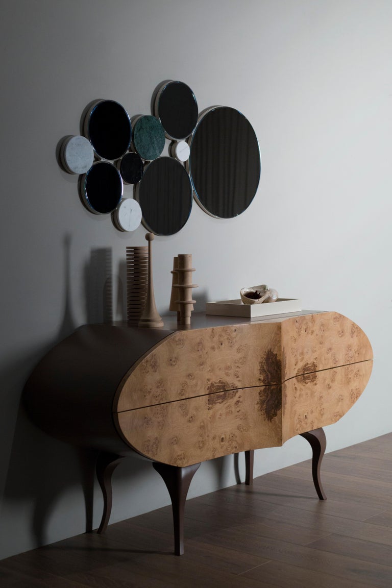 Portuguese 21st Century Modern Beans Sideboard Handcrafted in Portugal by Greenapple For Sale