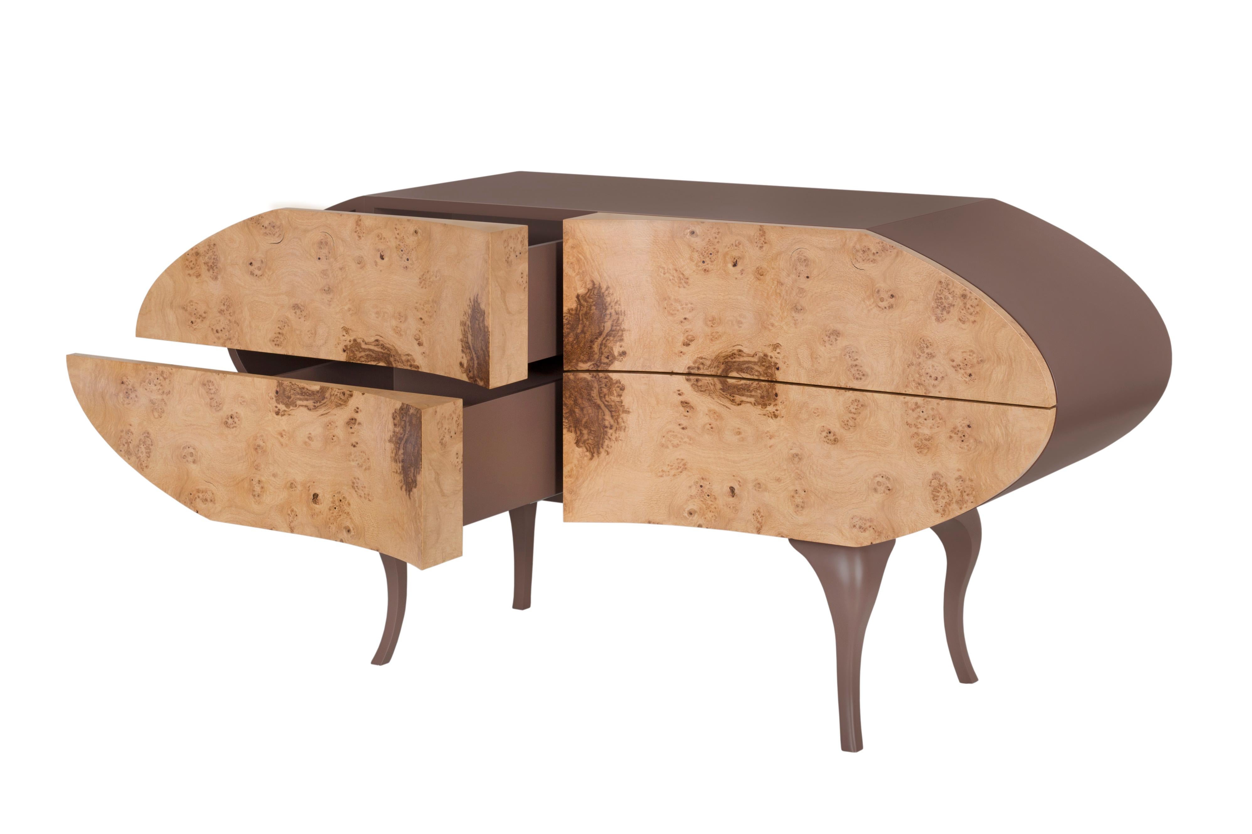 Modernity Oak Roots Sideboard Cabinet Handmade Portugal Greenapple Neuf - En vente à Lisboa, PT