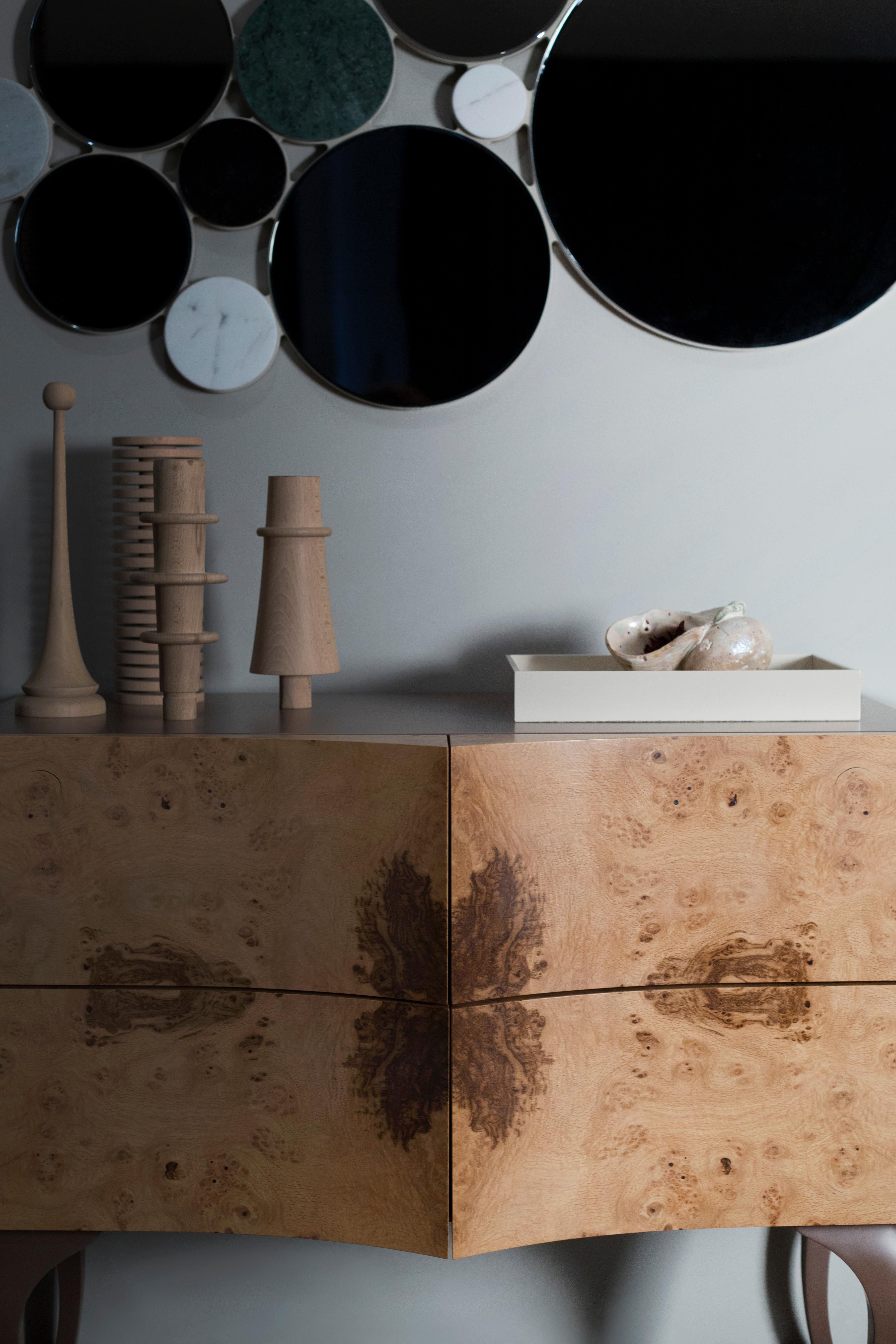 Modernity Oak Roots Sideboard Cabinet Handmade Portugal Greenapple en vente 1