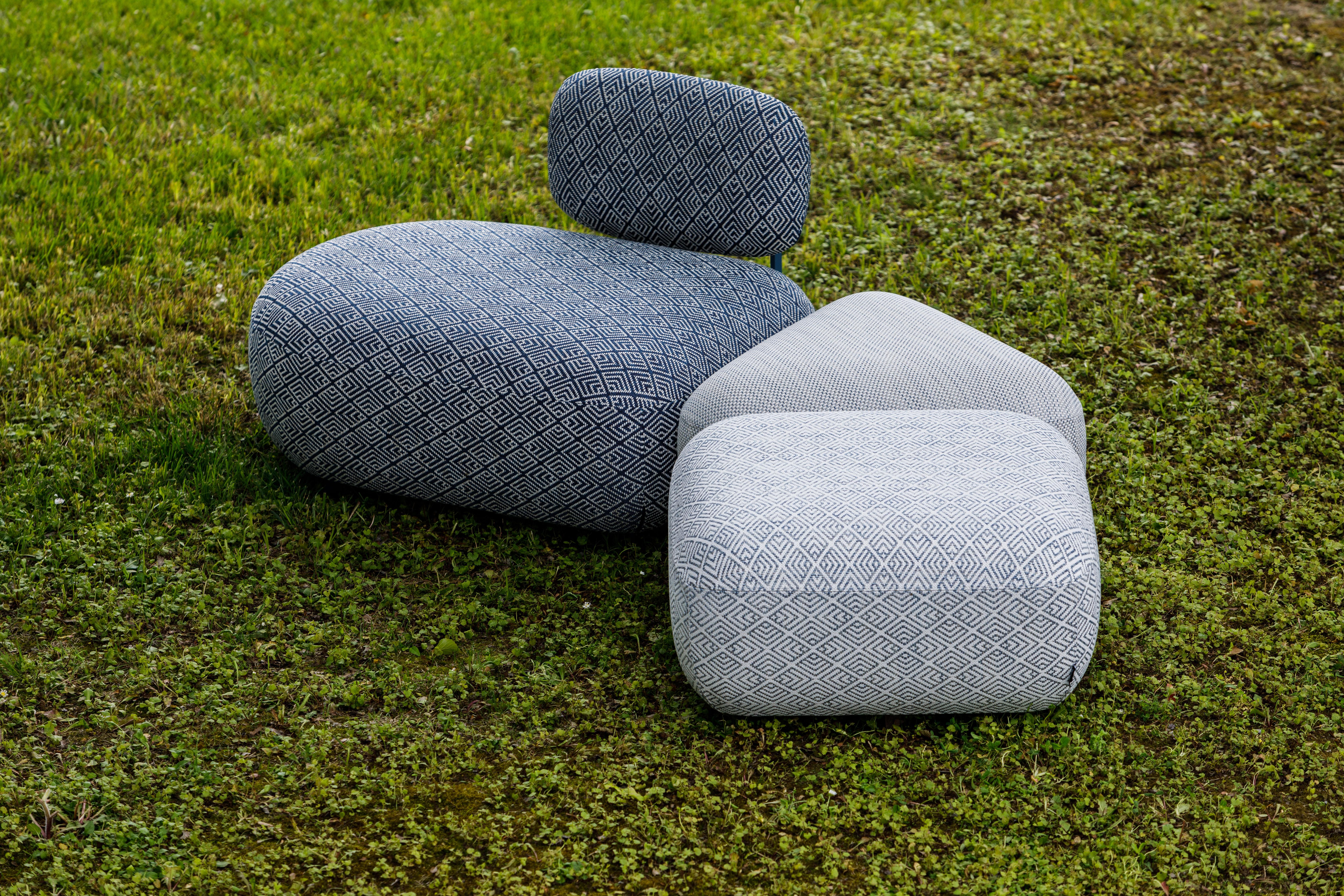 Contemporary 21st Century Modern Big Square Pouf for Outdoor Code Made in Italy For Sale