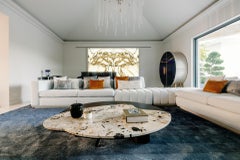 Modern Bordeira Coffee Table, Patagonia Stone, Handmade Portugal by Greenapple