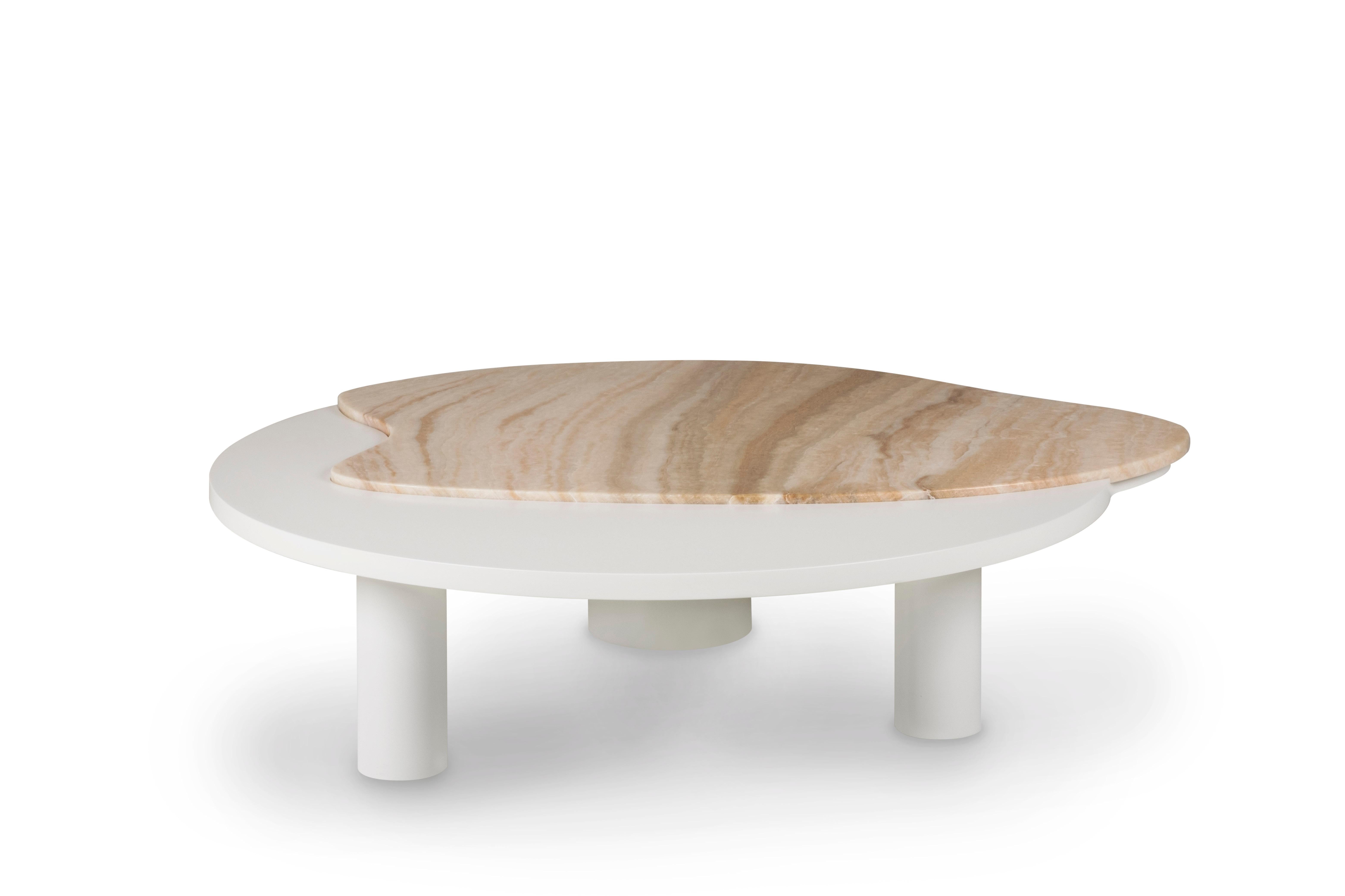Bodeira Coffee Table, Contemporary Collection, Handcrafted in Portugal - Europe by Greenapple.

Designed by Rute Martins for the Contemporary Collection and inspired by the lines of the beautiful Bordeira beach, this low table adds a representation