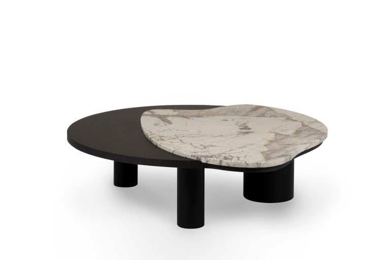 Hammered Greenapple Coffee Table, Bordeira Coffee Table, Granite, Handmade in Portugal For Sale