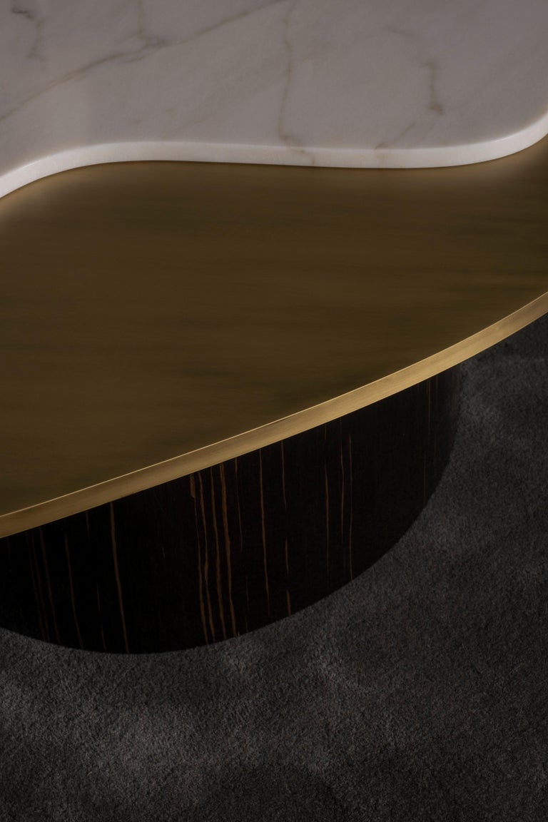 Contemporary 21st Century Modern Bordeira Coffee Table Handcrafted in Portugal by Greenapple  For Sale