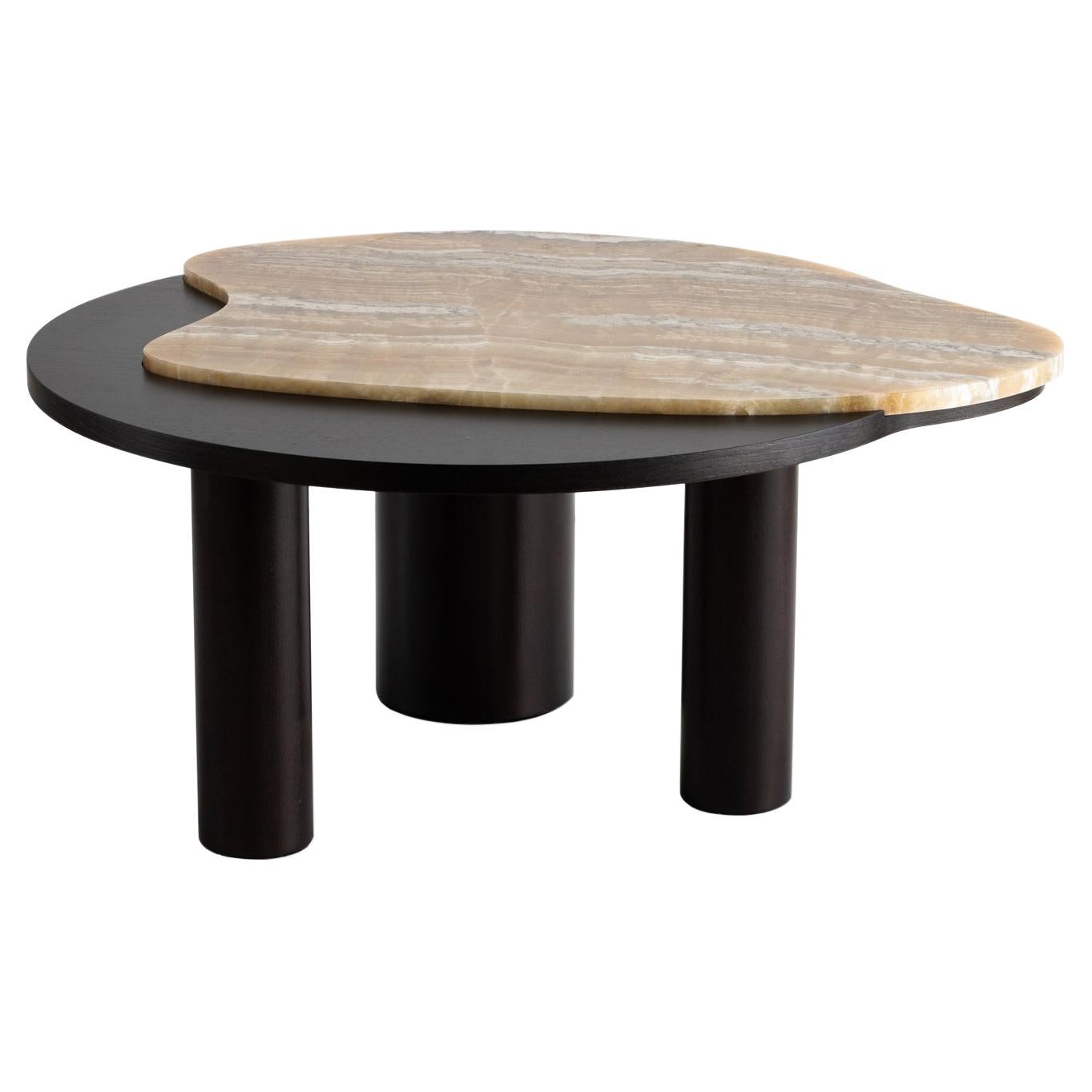 Modern Bordeira Coffee Table with Shadow Onyx Handcrafted by Greenapple