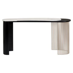 Modern Castelo Console Table, Marble, Handmade in Portugal by Greenapple