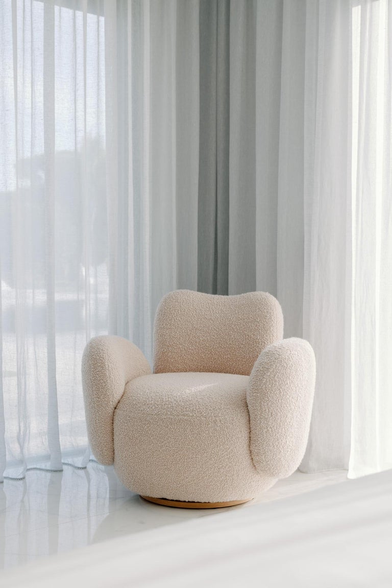 Contemporary 21st Century Modern Conchula Armchair Handcrafted in Portugal by Greenapple For Sale
