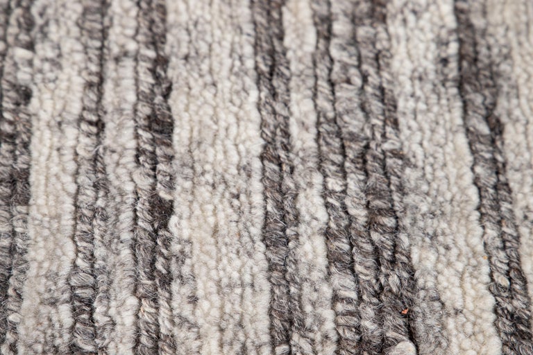 21st Century Contemporary Textured Loop Wool Rug For Sale at 1stDibs
