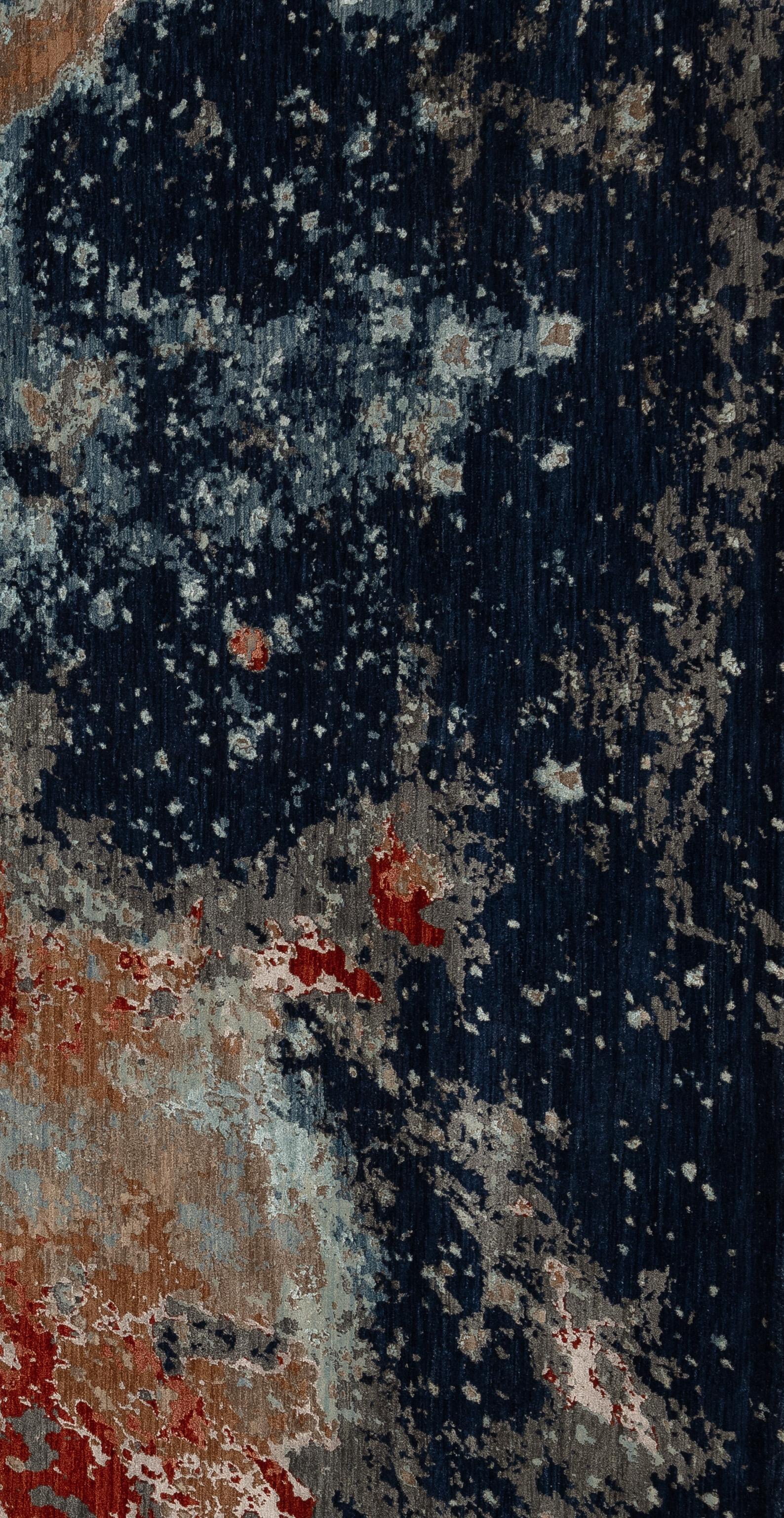 Hand-Woven 21st Century Modern Contemporary Rug For Sale