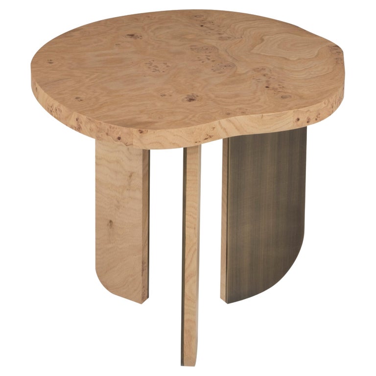 21st Century Modern Dornes Side Table Handcrafted in Portugal by Greenapple For Sale