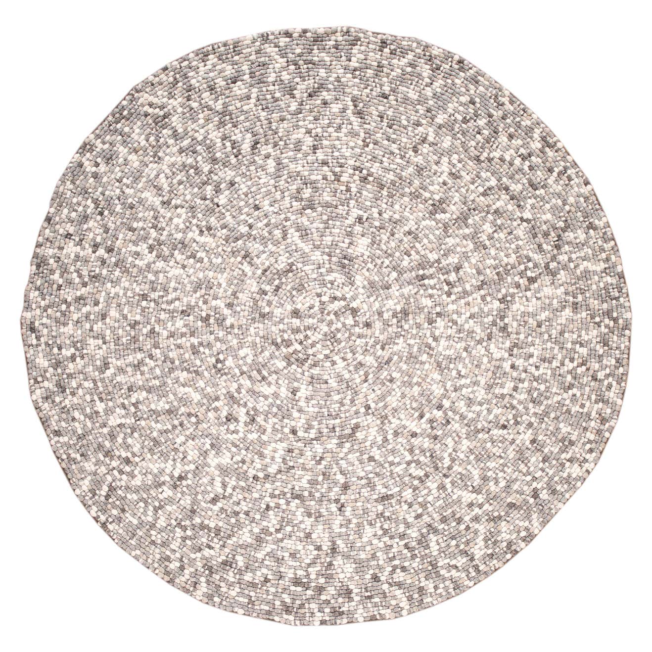 21st Century Modern Felted Round Texture Wool Rug For Sale at 1stDibs ...