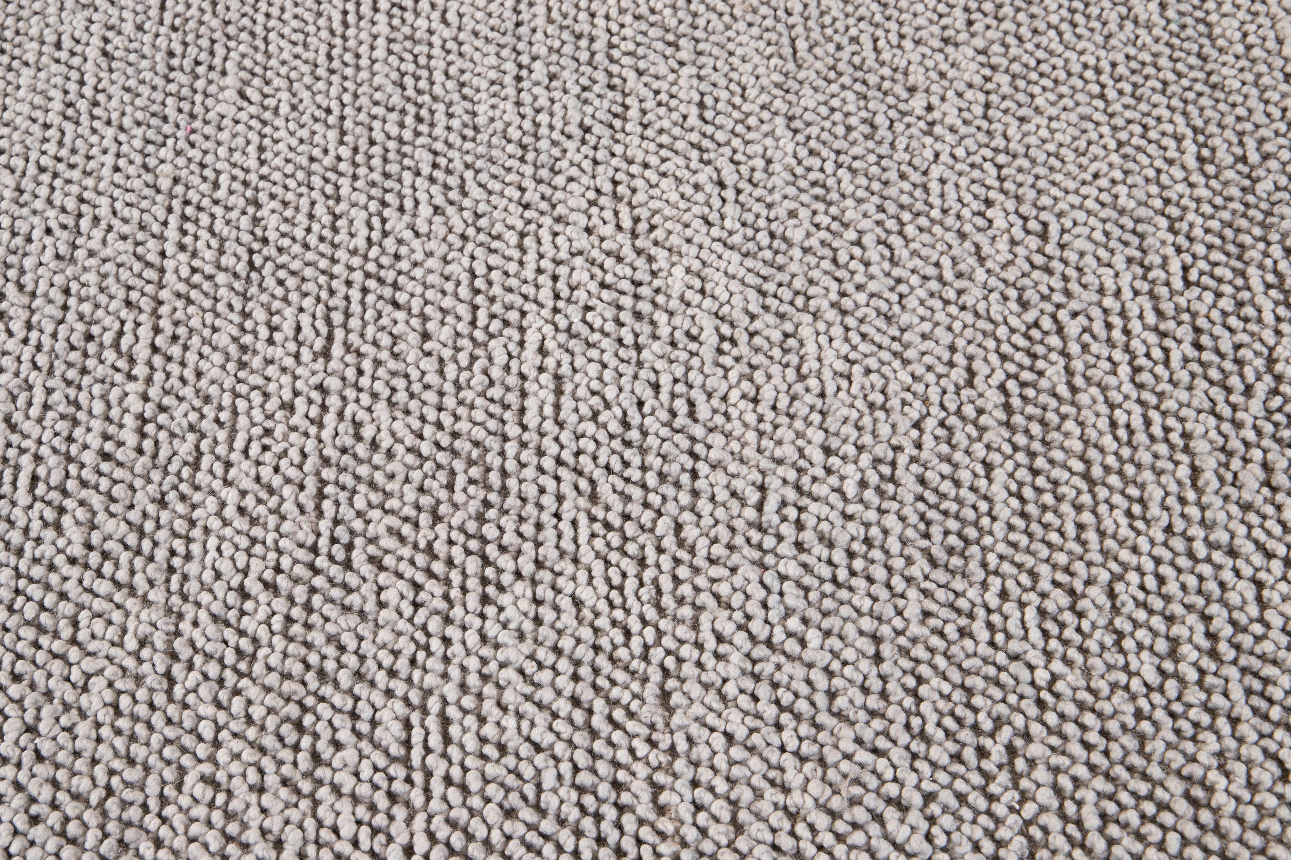 21st Century Modern Felted Texture Wool Rug In New Condition For Sale In Norwalk, CT
