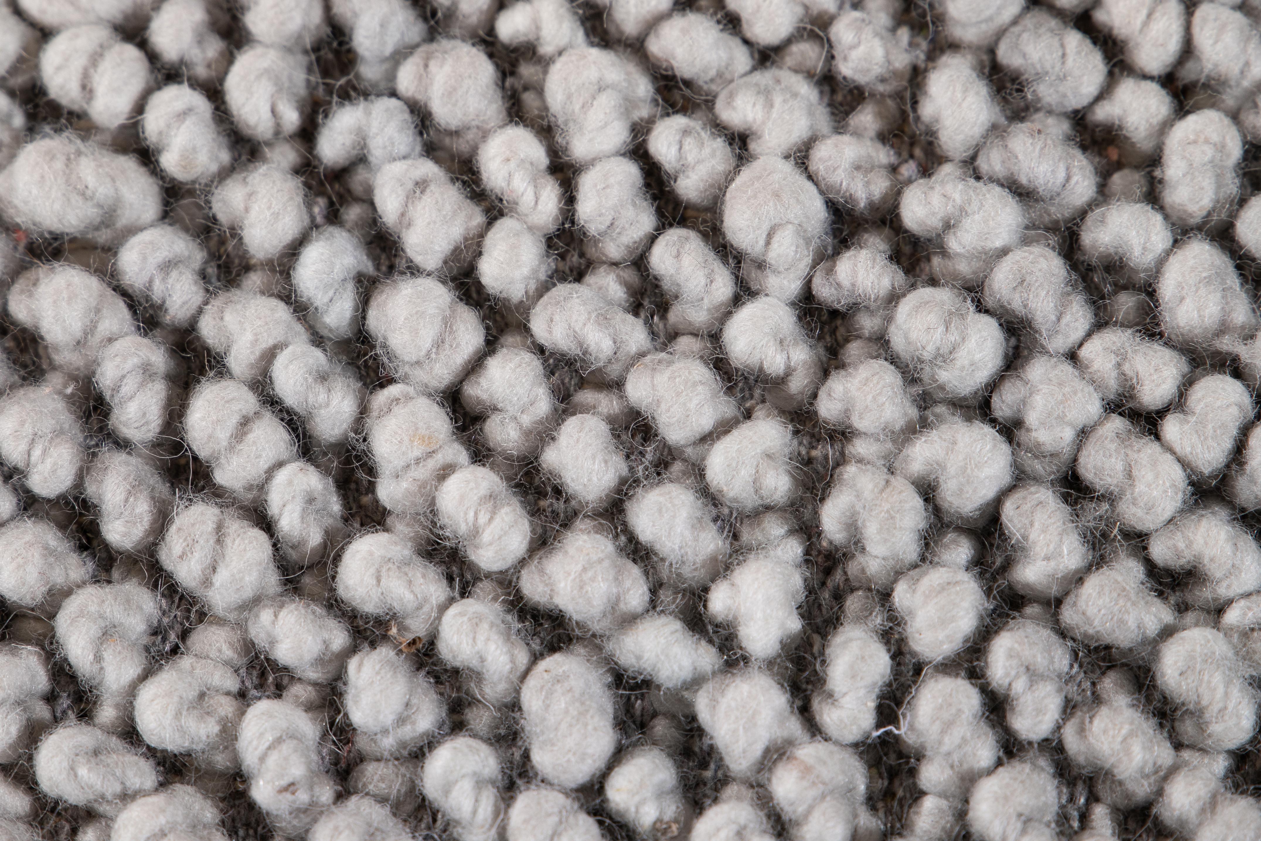 21st Century Modern Felted Texture Wool Rug For Sale 1