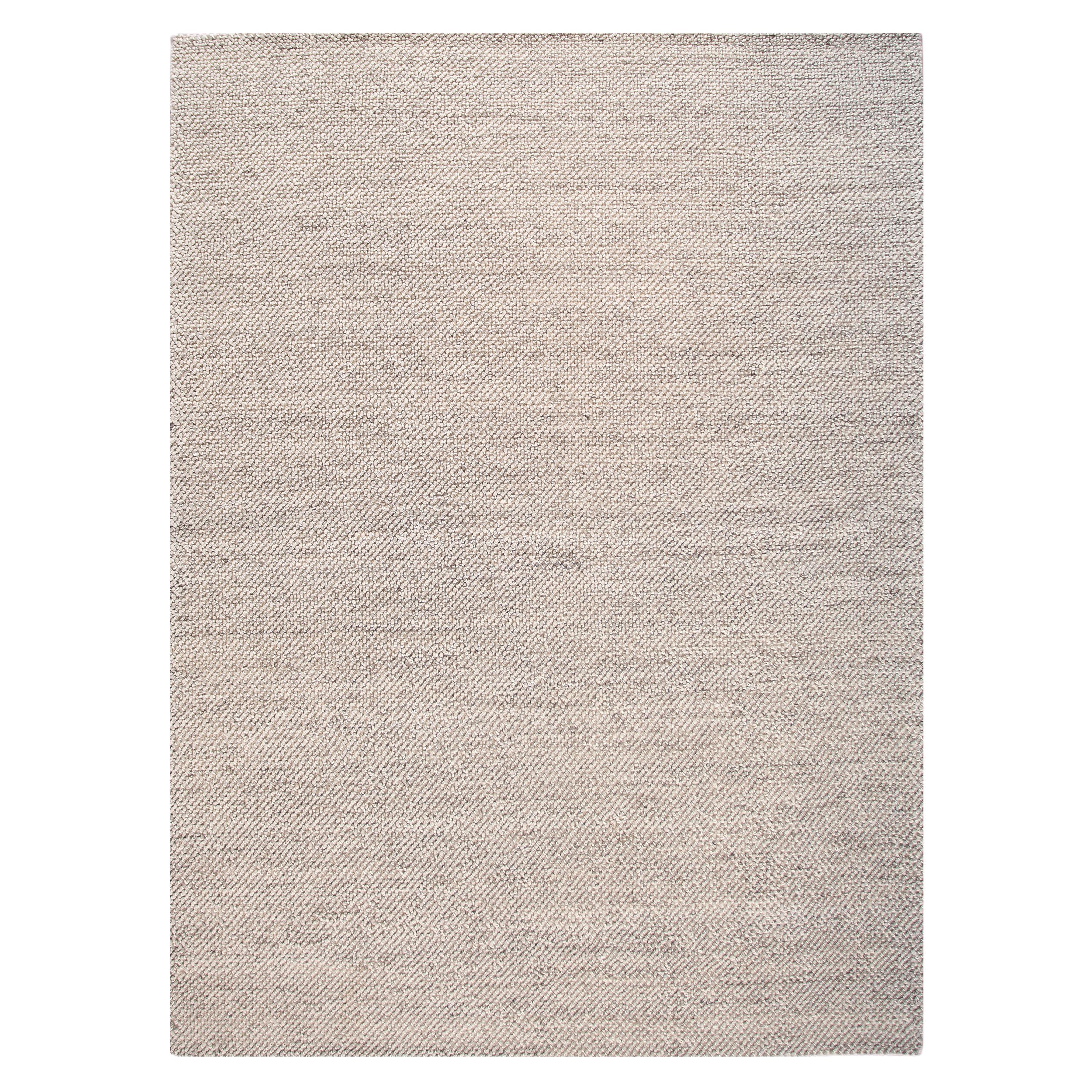 21st Century Modern Felted Texture Wool Rug For Sale