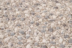 21st Century Modern Felted Round Texture Wool Rug