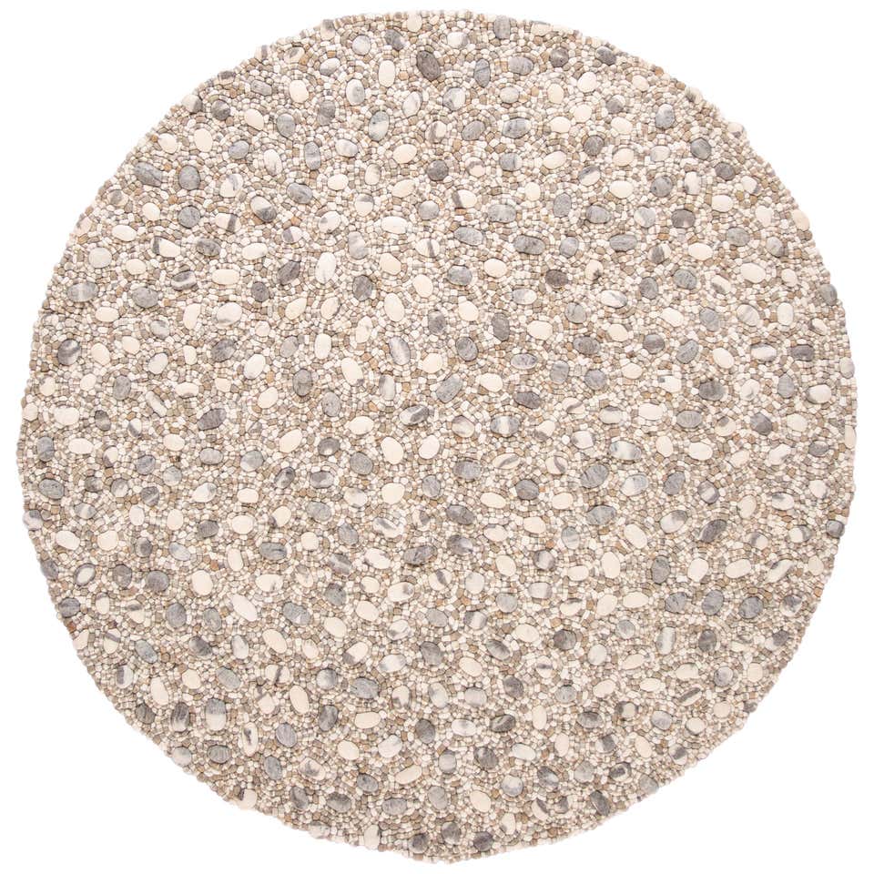 Textured Round Rug - For Sale on 1stDibs | round rug texture, round ...