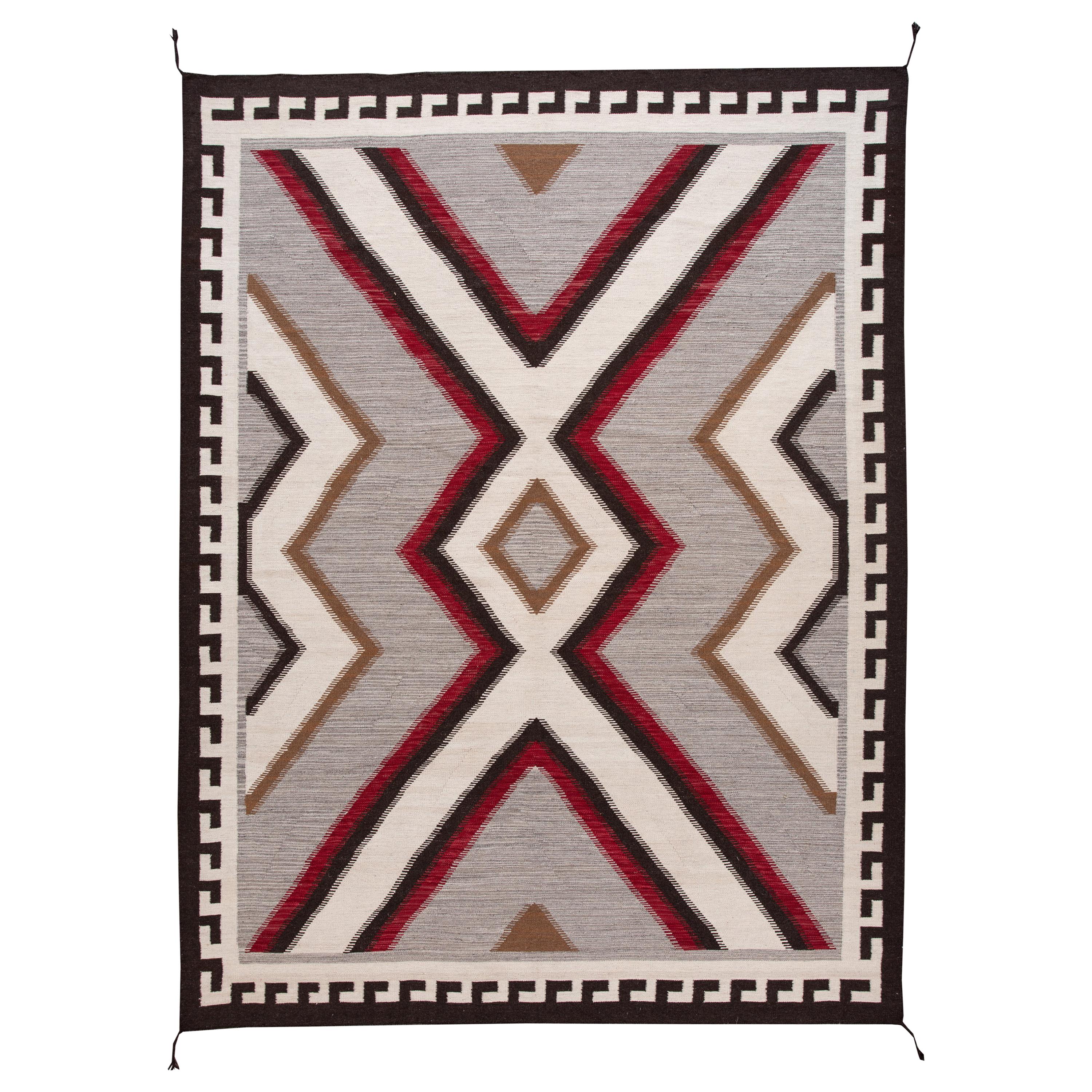 21st Century Modern Flat Weave Navajo, Contemporary Flat Weave Rugs
