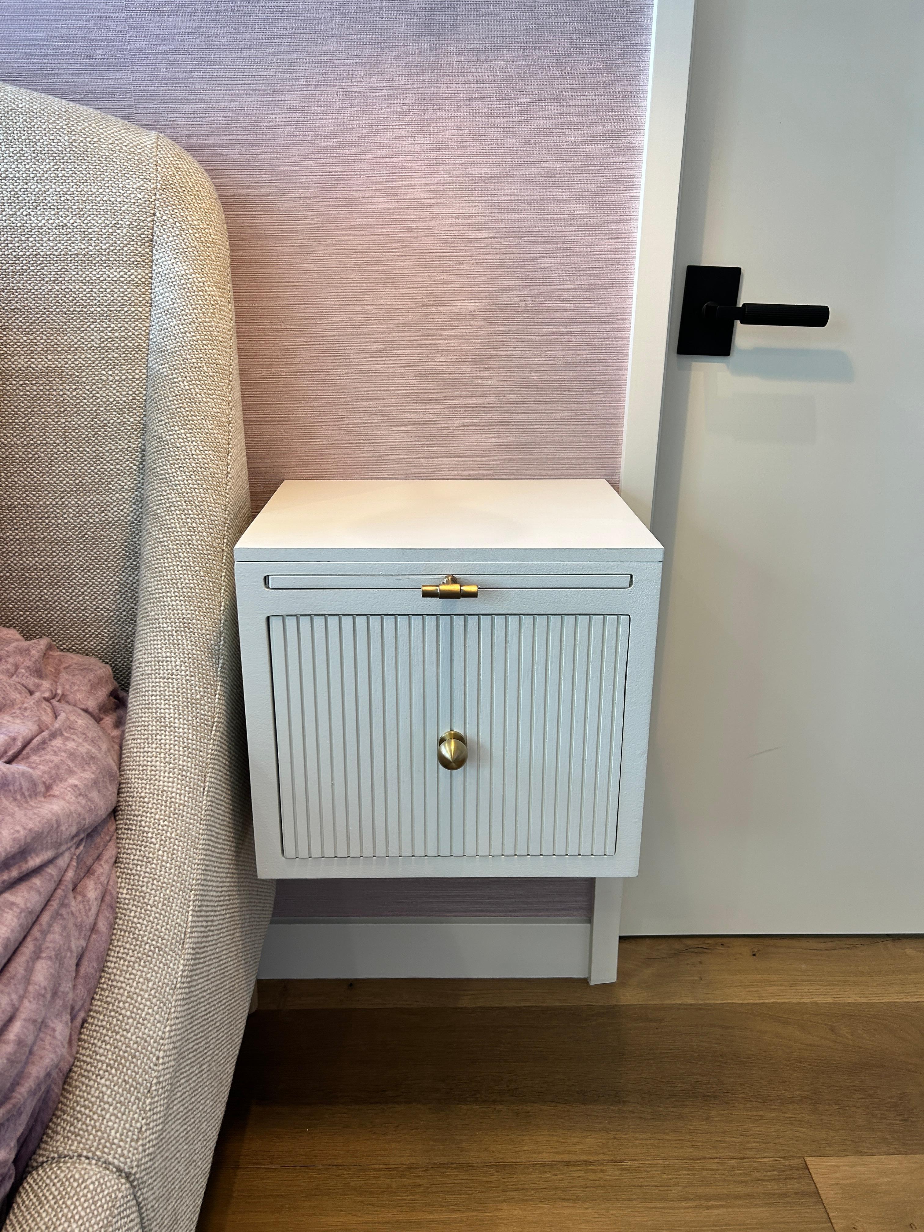 floating nightstand with drawer set of 2