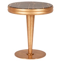 Art Deco Glasgow Side Table with Port Saint Laurent Marble by Greenapple