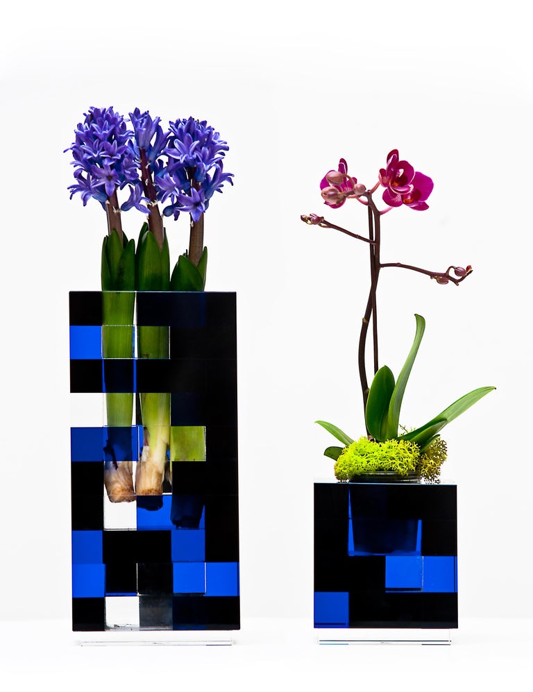 21st Century Modern Handmade Crystal  Vase In New Condition In Lisbon, PT